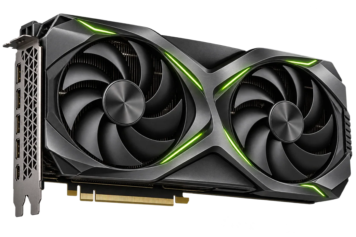 NVIDIA GeForce RTX 4090 Founders Edition. Representación ilustrativa de la familia GeForce RTX serie 40; no es una fotografía exacta del producto.